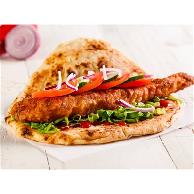 Masala Fish in naan