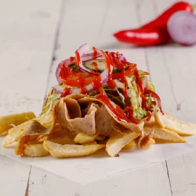 Lamb Doner and chips